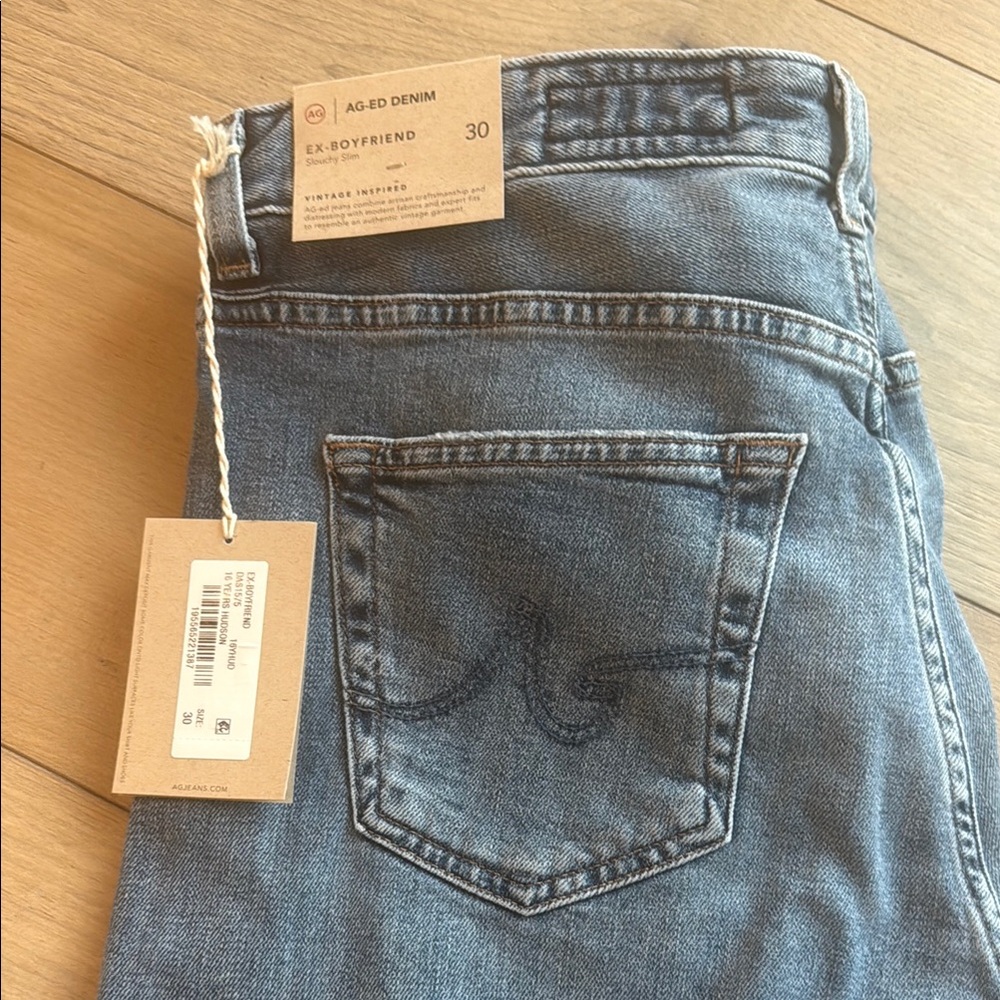 AG Adriano Goldschmied Blue Ankle Jeans